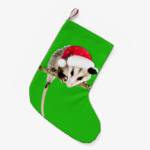 Petite Chaussette De Noël Bas de Noël d'opossum (Devant (Accrochage))