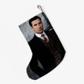 Petite Chaussette De Noël Bas de Noël d'un gentleman chic (Dos (Accrochage))