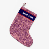 Petite Chaussette De Noël Bas de Noël personnalisable (Devant (Accrochage))