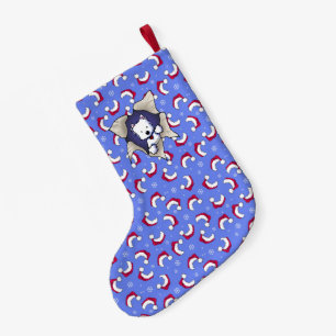 Petite Chaussette De Noël Bas de Noël Santa Westie BLAST