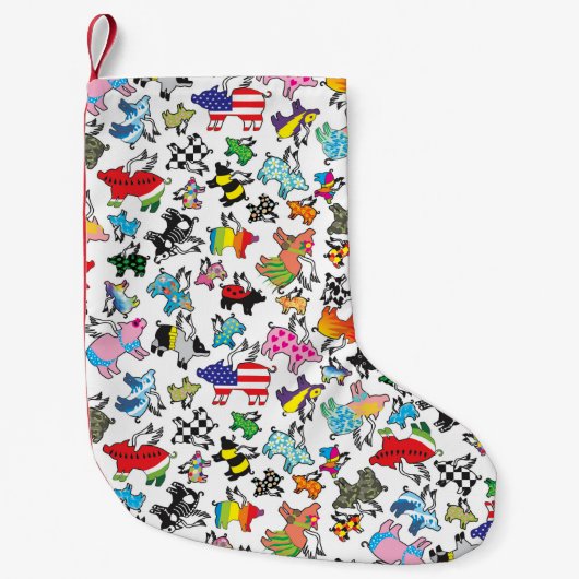 Petite Chaussette De Noël Bas de porc de vol (Devant)