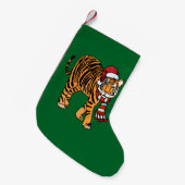 Petite Chaussette De Noël Bas de tigre de Noël (Devant (Accrochage))
