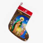 Petite Chaussette De Noël Bas de vacances de nativité (Devant (Accrochage))