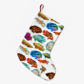 Petite Chaussette De Noël Bas d'eau douce de Noël de poissons d'aquarium (Devant (Accrochage))