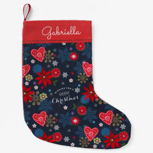 Petite Chaussette De Noël Bas des coeurs   Cristmas des vacances   de Noël