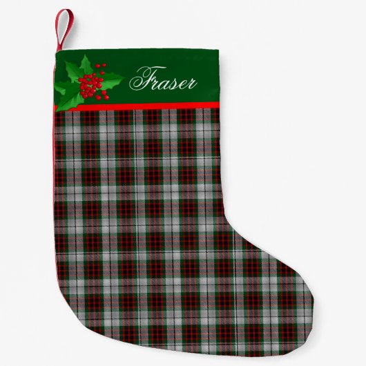 Petite Chaussette De Noël Bas fait sur commande de Noël de robe de Fraser (Devant)