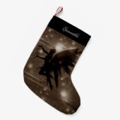 Petite Chaussette De Noël Bas féerique de Noël d'imaginaire (Devant (Accrochage))