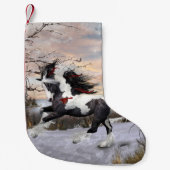 Petite Chaussette De Noël Bas gitan de cheval de Vanner (Devant)
