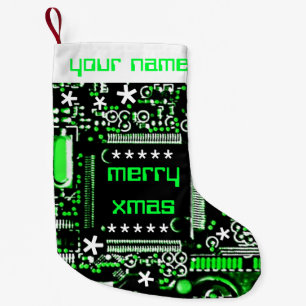 Petite Chaussette De Noël Bas nommé du vert 2 de circuit bilatéral