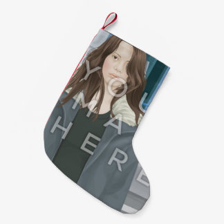Petite Chaussette De Noël Bas personnalisable de Noël de photo d'Instagram