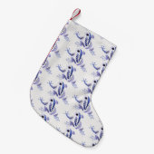 Petite Chaussette De Noël Bas pourpre de grenouille (Devant (Accrochage))