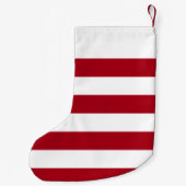 Petite Chaussette De Noël Bas rayé rouge (Dos)