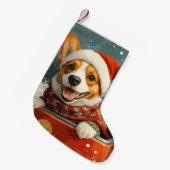 Petite Chaussette De Noël Basenji Dog Roller Dessous de verre Noël (Devant (Accrochage))