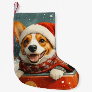 Petite Chaussette De Noël Basenji Dog Roller Dessous de verre Noël