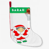 Petite Chaussette De Noël Basket (Devant)