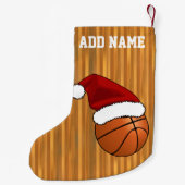 Petite Chaussette De Noël Basket-ball et cerceau de Noël (Dos)