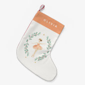 Petite Chaussette De Noël Basse-noisette ballerine botanique joli Noël (Devant (Accrochage))