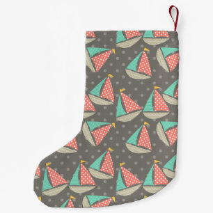 Petite Chaussette De Noël Bateaux à gros