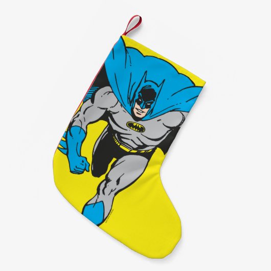Petite Chaussette De Noël Batman Avance (Devant (Accrochage))