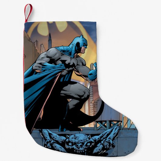 Petite Chaussette De Noël Batman look fort right (Devant)