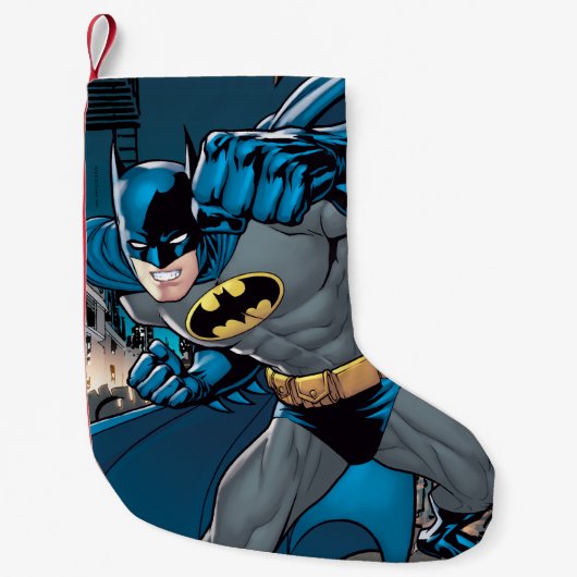 Petite Chaussette De Noël Batman Punch (Devant)