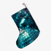 Petite Chaussette De Noël Baubles bleus bas (Dos (Accrochage))