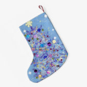 Petite Chaussette De Noël Beau Noël Arbre de Noël Stocker (Dos (Accrochage))