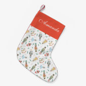 Petite Chaussette De Noël Bébé Casse-Noisette (Devant (Accrochage))