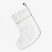 Petite Chaussette De Noël Bébé Garçon Faire-part de naissance (Dos (Accrochage))
