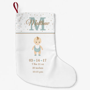 Petite Chaussette De Noël Bébé Garçon Faire-part de naissance