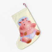 Petite Chaussette De Noël Bébé Hippo Noël Stocking (Dos (Accrochage))