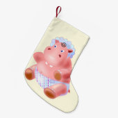 Petite Chaussette De Noël Bébé Hippo Noël Stocking (Devant (Accrochage))