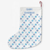 Petite Chaussette De Noël Belle Hanoukka Theme Star juive de David (Dos)