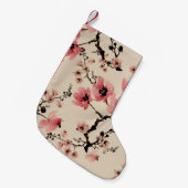 Petite Chaussette De Noël Belle impression de fleurs d'aquarelle. St (Devant (Accrochage))