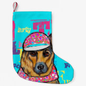 Petite Chaussette De Noël Berger allemand (Devant)