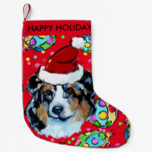 PETITE CHAUSSETTE DE NOËL BERGER AUSTRALIEN (Devant)