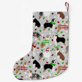 Petite Chaussette De Noël Berger australien de Noël (Dos)