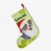 Petite Chaussette De Noël Berger australien peinture australienne de "Noël" (Dos (Accrochage))