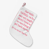 Petite Chaussette De Noël Bernard l'ermite vilains (Devant (Accrochage))