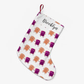 Petite Chaussette De Noël Beurre d'arachide mignonne et caricature sandwich (Devant (Accrochage))