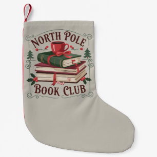 Petite Chaussette De Noël Bibliothécaire du Club de Lecture du Pôle Nord Liv