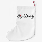Petite Chaussette De Noël Big Daddy (Dos)