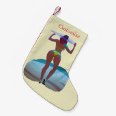 Petite Chaussette De Noël Bikini Booty Beach Girl Thunder_Cove (Devant (Accrochage))