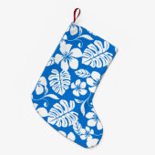 PETITE CHAUSSETTE DE NOËL BIKINI ROSE (BLEU CLAIR) (Devant (Accrochage))