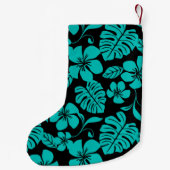 PETITE CHAUSSETTE DE NOËL BIKINI ROSE (NOIR/TURQUOISE) (Dos)