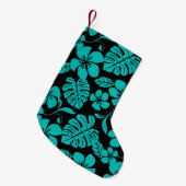 PETITE CHAUSSETTE DE NOËL BIKINI ROSE (NOIR/TURQUOISE) (Devant (Accrochage))