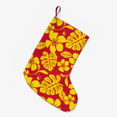 PETITE CHAUSSETTE DE NOËL BIKINI ROSE (ROUGE/OR) (Devant (Accrochage))
