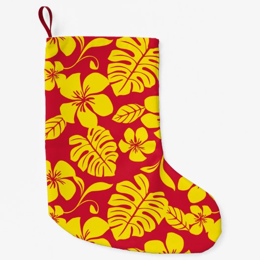 PETITE CHAUSSETTE DE NOËL BIKINI ROSE (ROUGE/OR) (Devant)