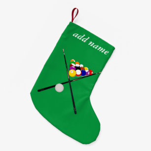 Petite Chaussette De Noël Billard et billes de piscine