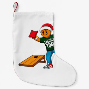 Petite Chaussette De Noël Biscuit de Noël Cornhole Sport de Noël Vacances